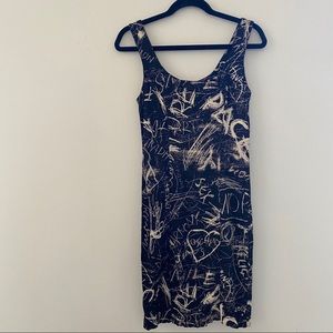 Moschino Jeans Graffiti Print Dress - S